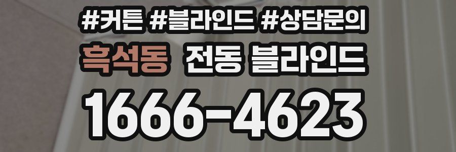 흑석동 전동 블라인드