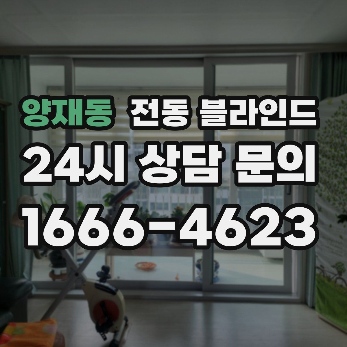 양재동 전동 블라인드
