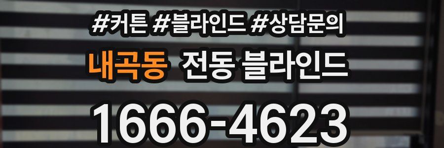 내곡동 전동 블라인드