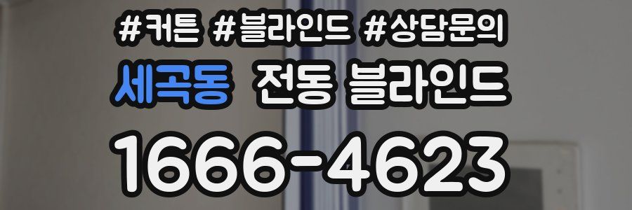 세곡동 전동 블라인드
