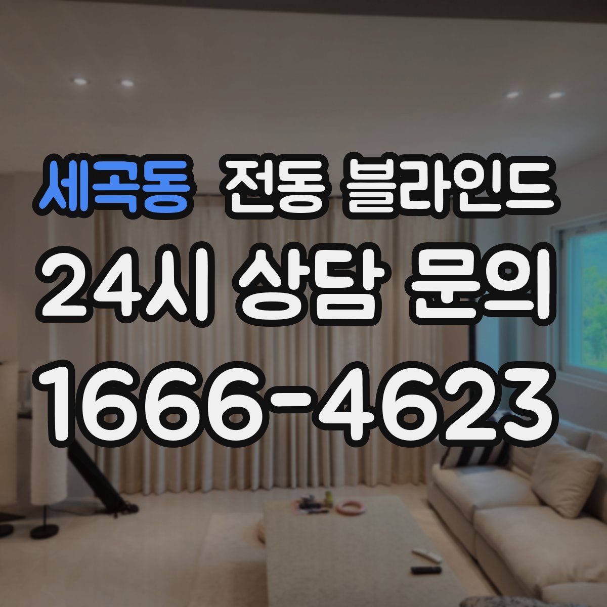 세곡동 전동 블라인드