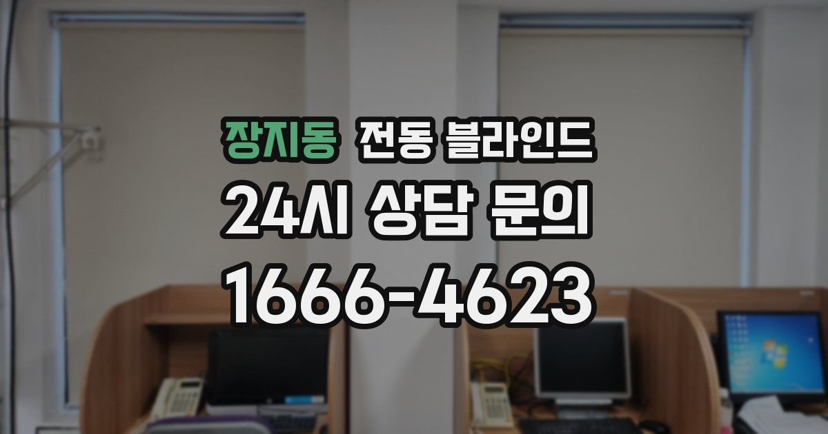 장지동 전동 블라인드