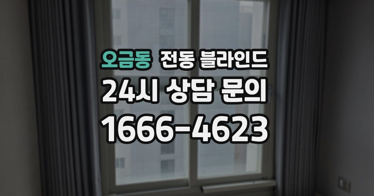 오금동 전동 블라인드