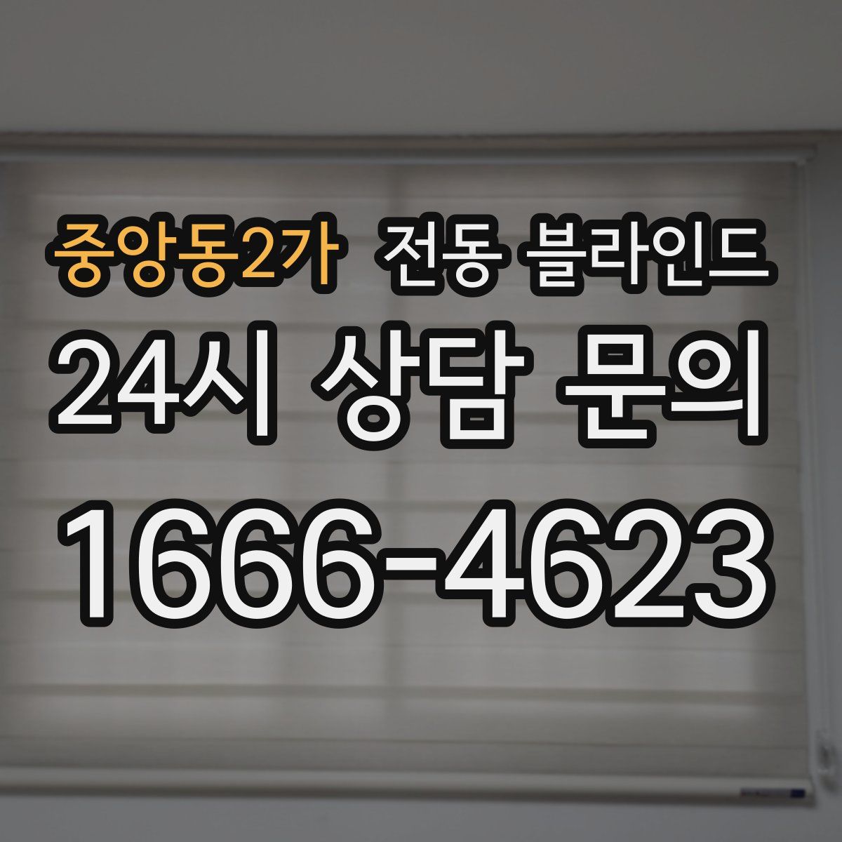 중앙동2가 전동 블라인드