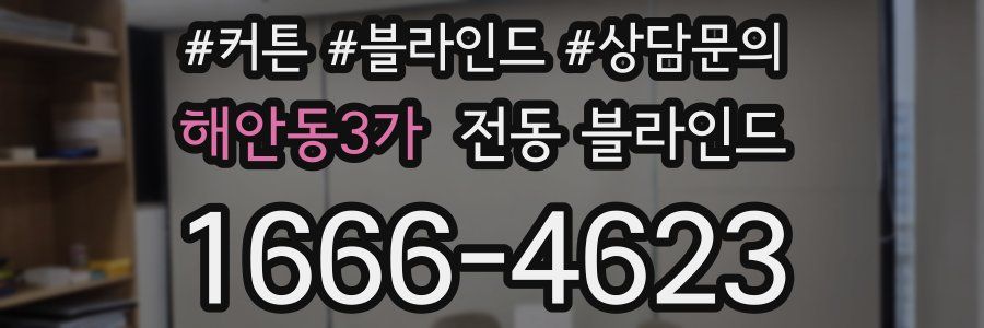 해안동3가 전동 블라인드