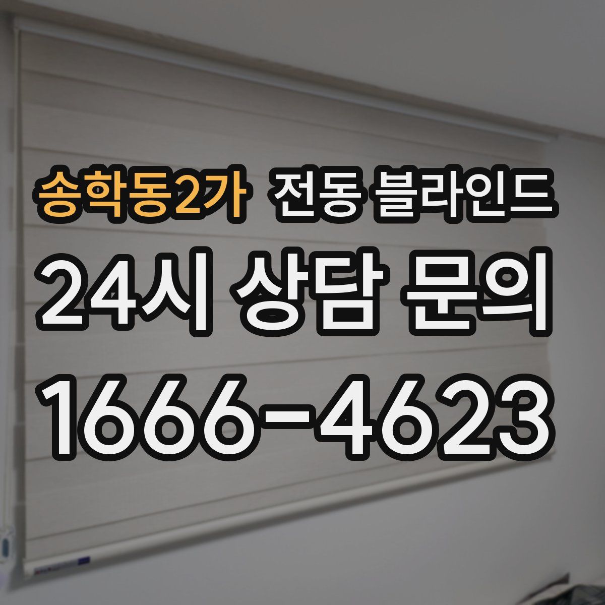 송학동2가 전동 블라인드