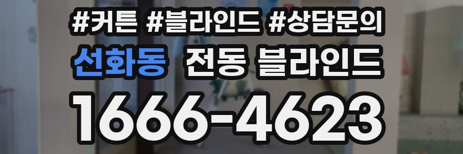 선화동 전동 블라인드