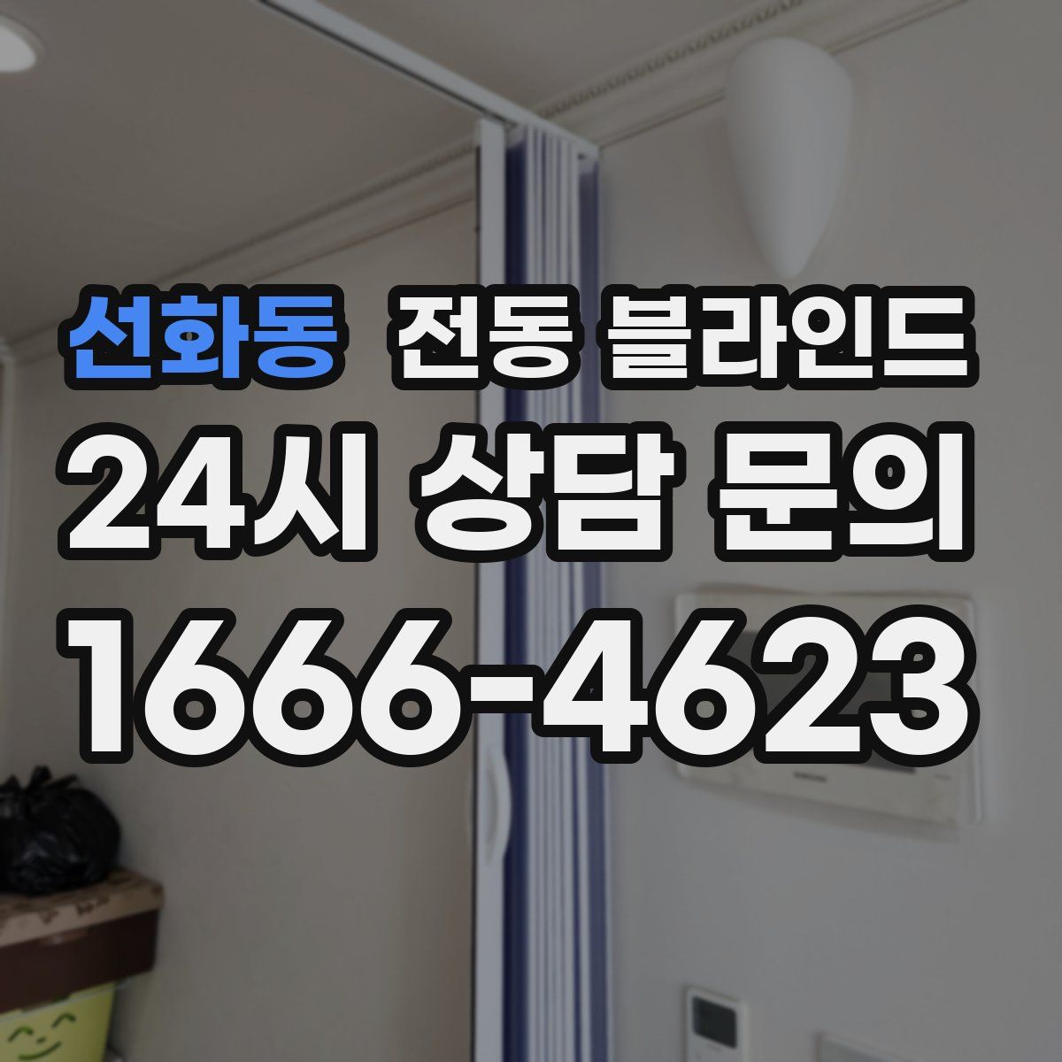 선화동 전동 블라인드