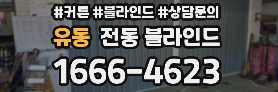 유동 전동 블라인드