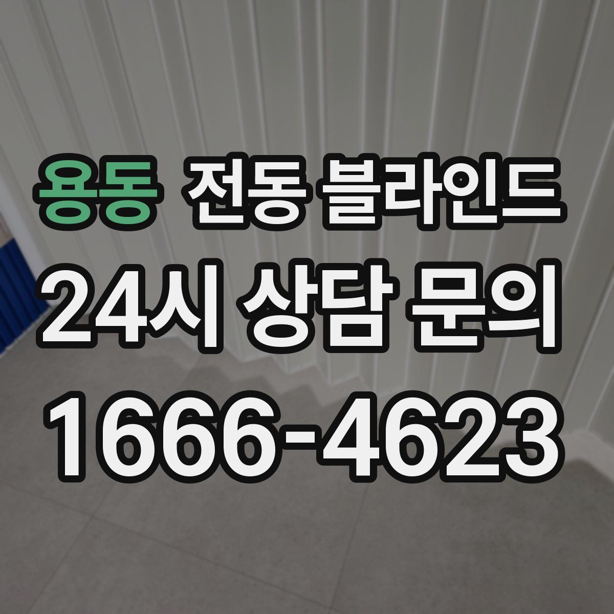 용동 전동 블라인드