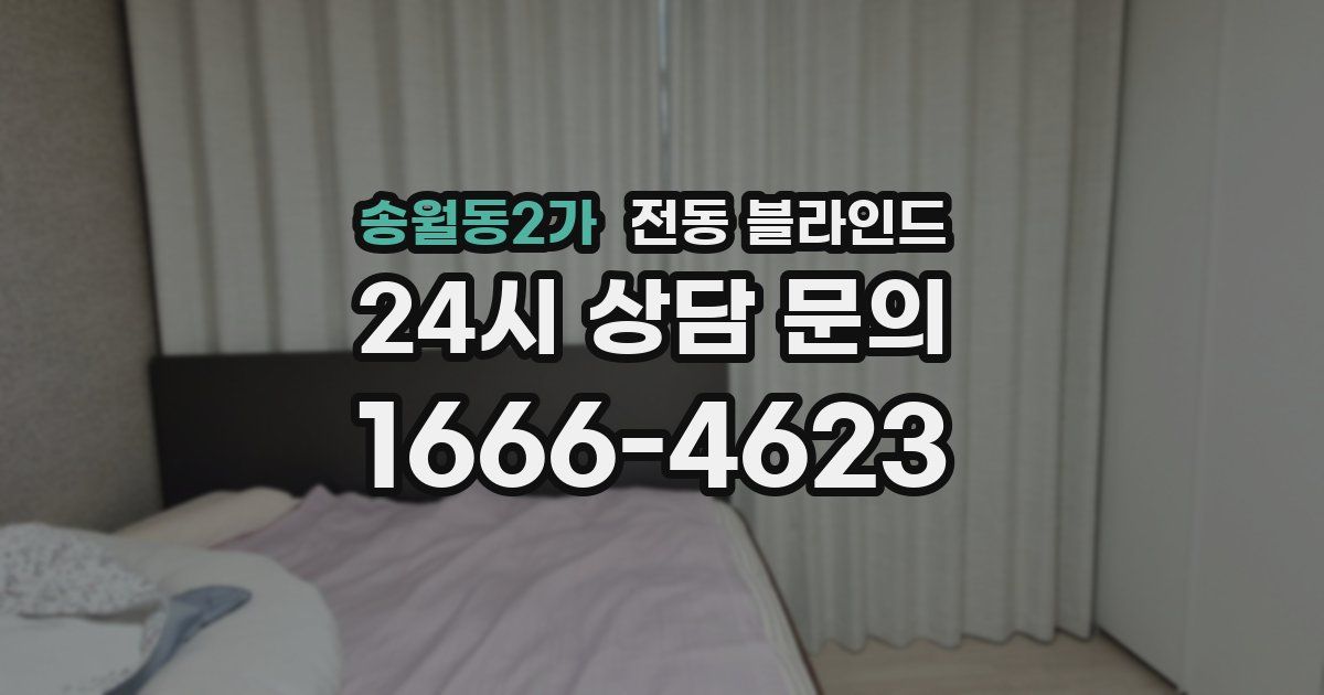 송월동2가 전동 블라인드