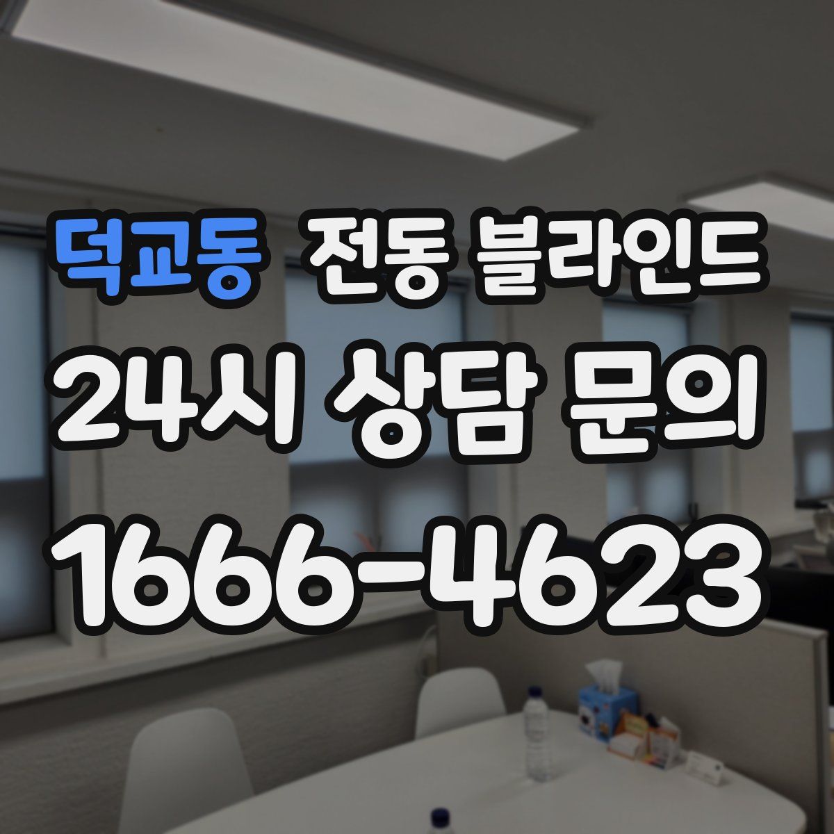덕교동 전동 블라인드