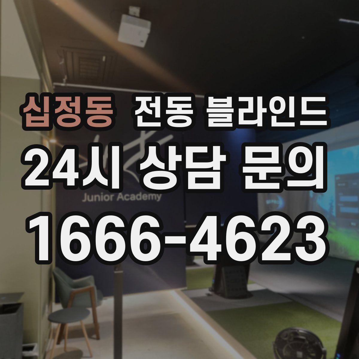십정동 전동 블라인드