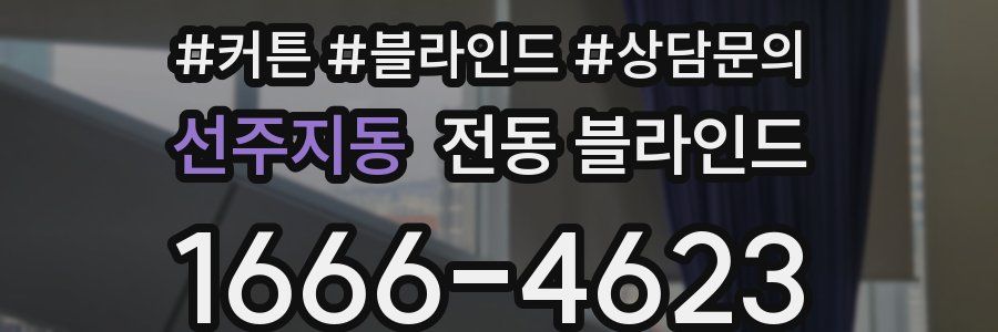 선주지동 전동 블라인드