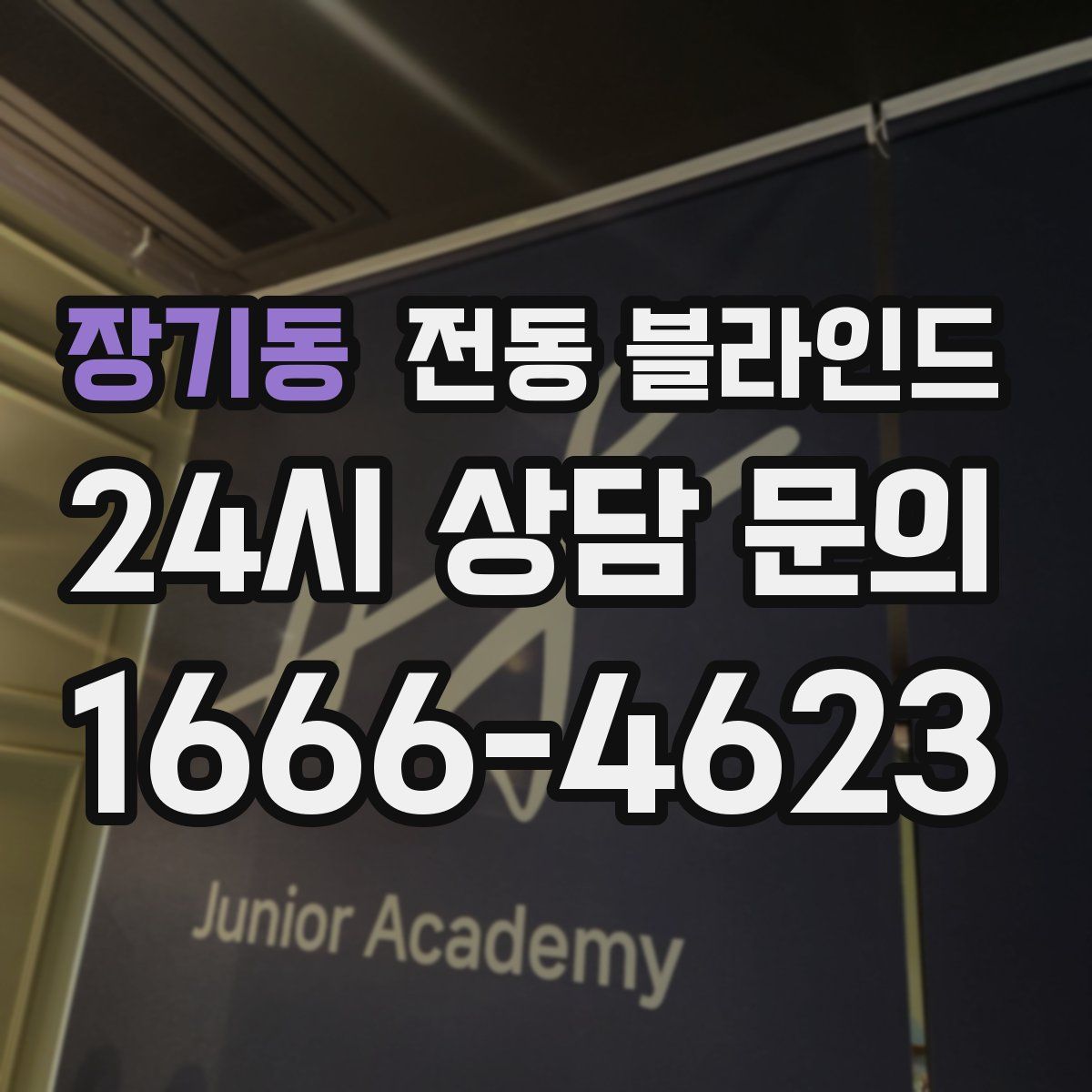 장기동 전동 블라인드