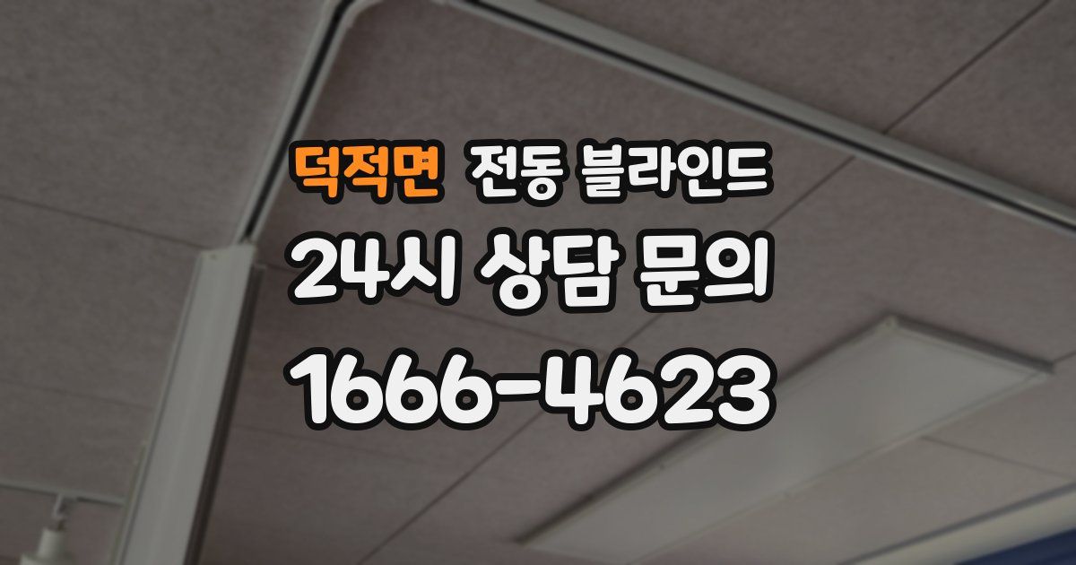 덕적면 전동 블라인드