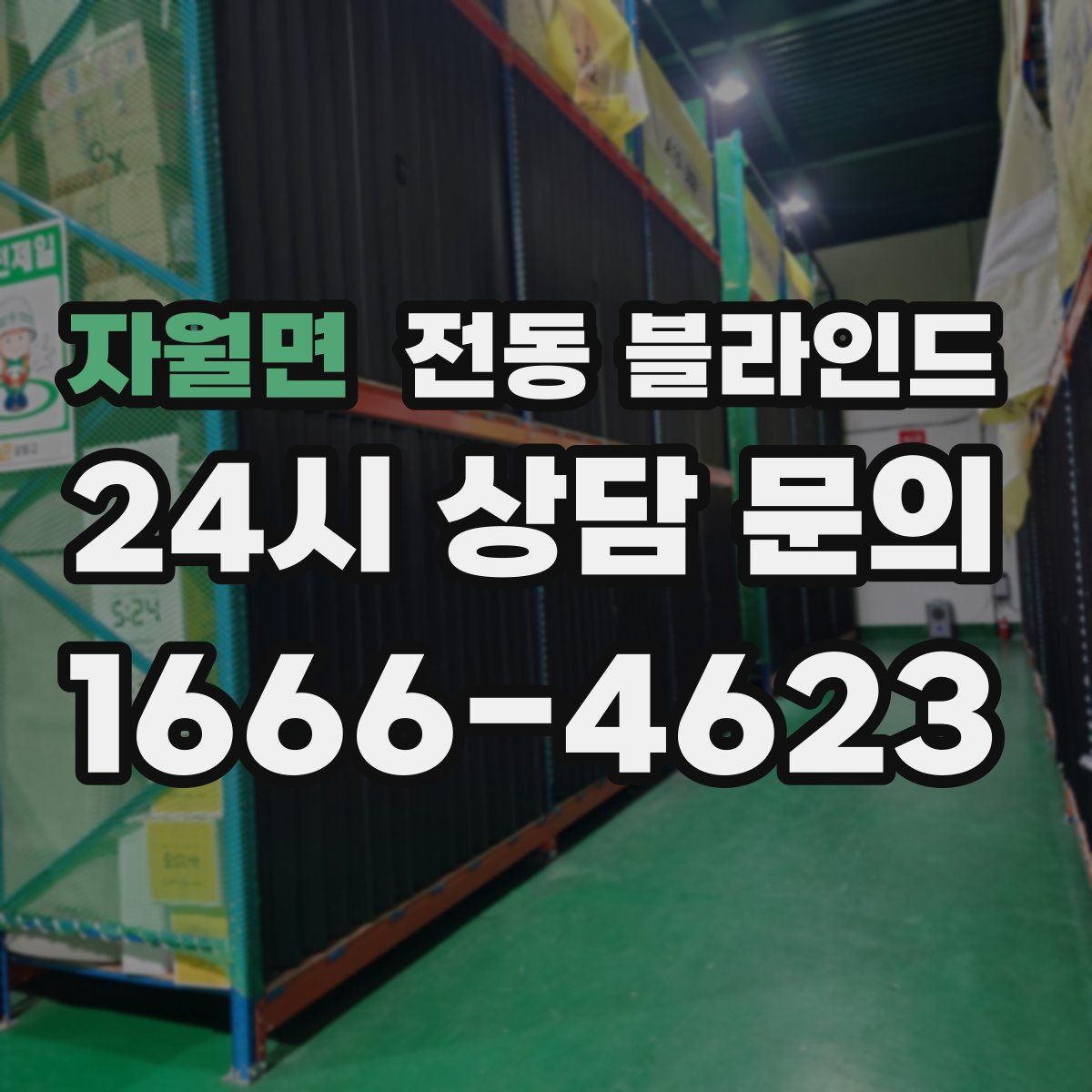 자월면 전동 블라인드