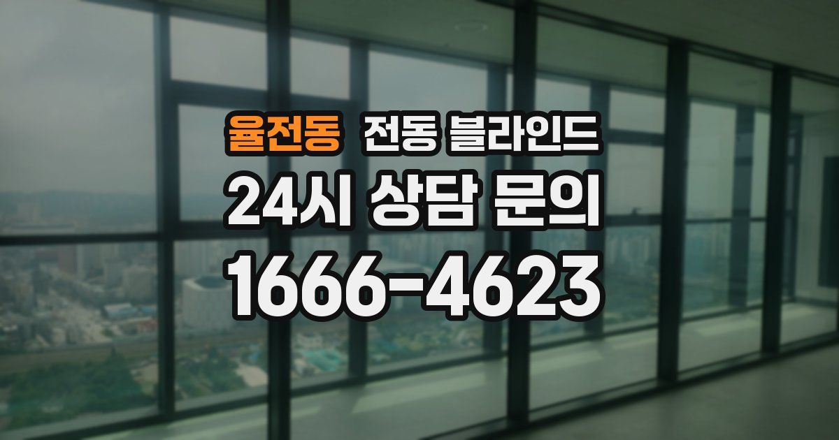 율전동 전동 블라인드