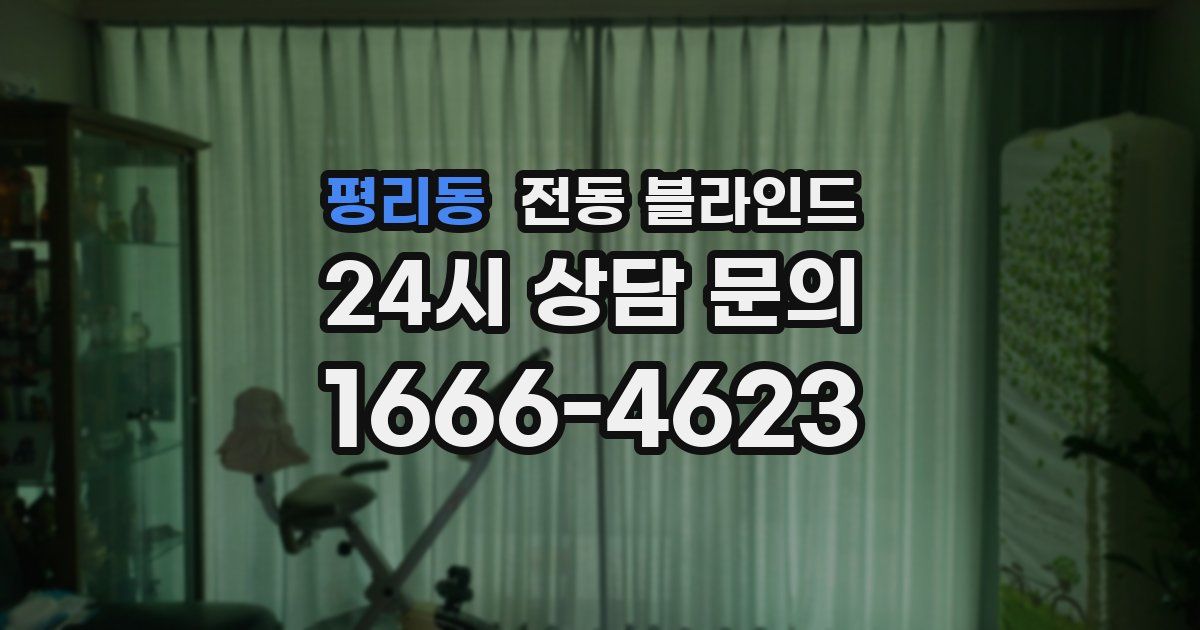 평리동 전동 블라인드
