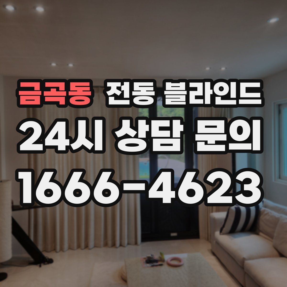 금곡동 전동 블라인드