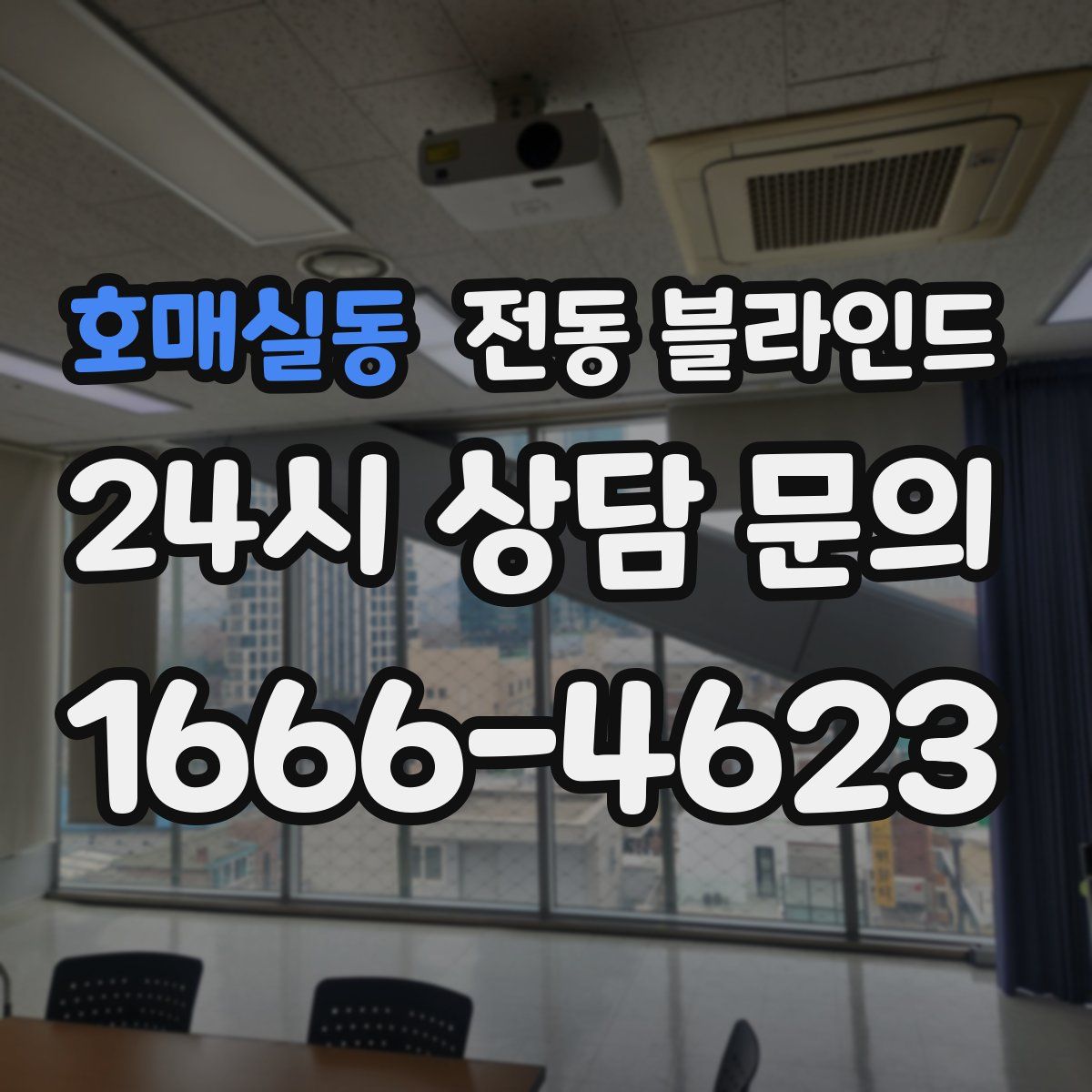 호매실동 전동 블라인드