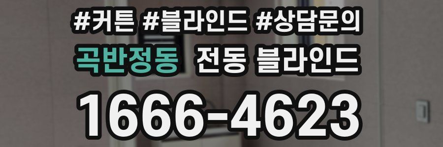 곡반정동 전동 블라인드