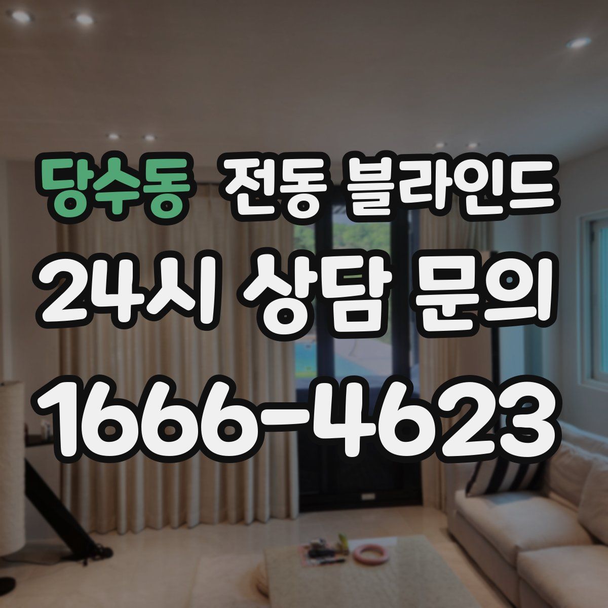 당수동 전동 블라인드