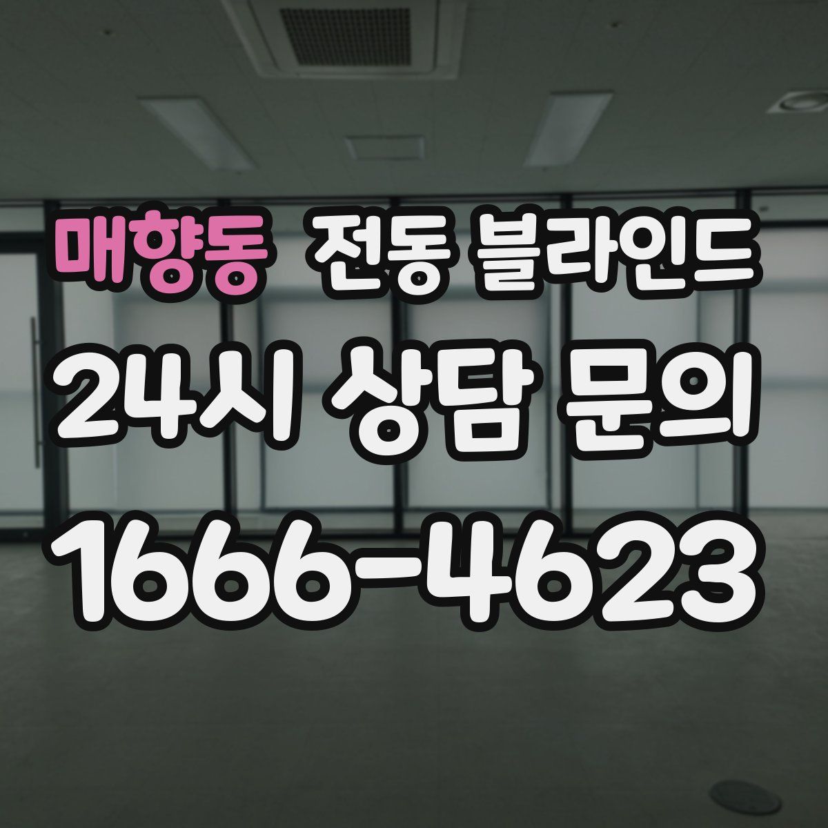 매향동 전동 블라인드