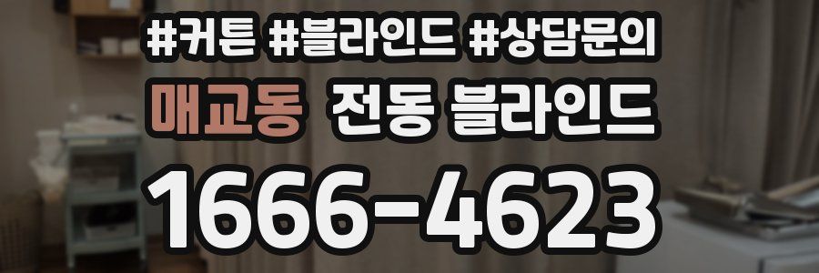 매교동 전동 블라인드