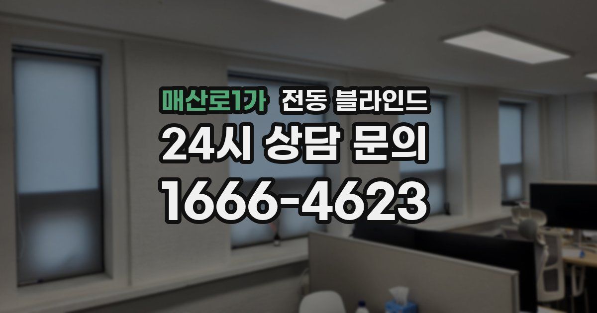 매산로1가 전동 블라인드