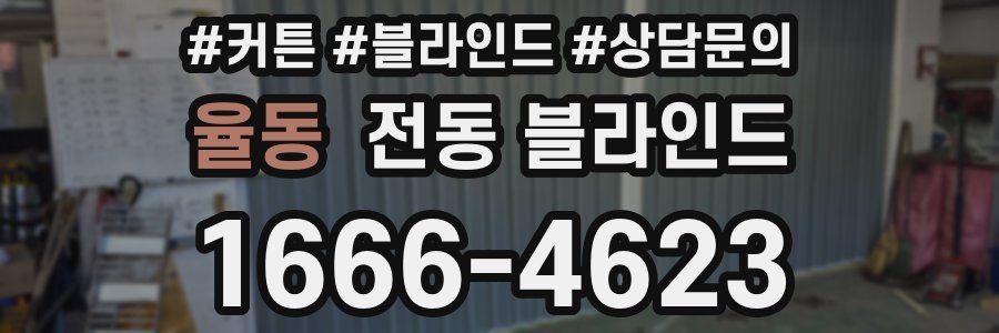율동 전동 블라인드