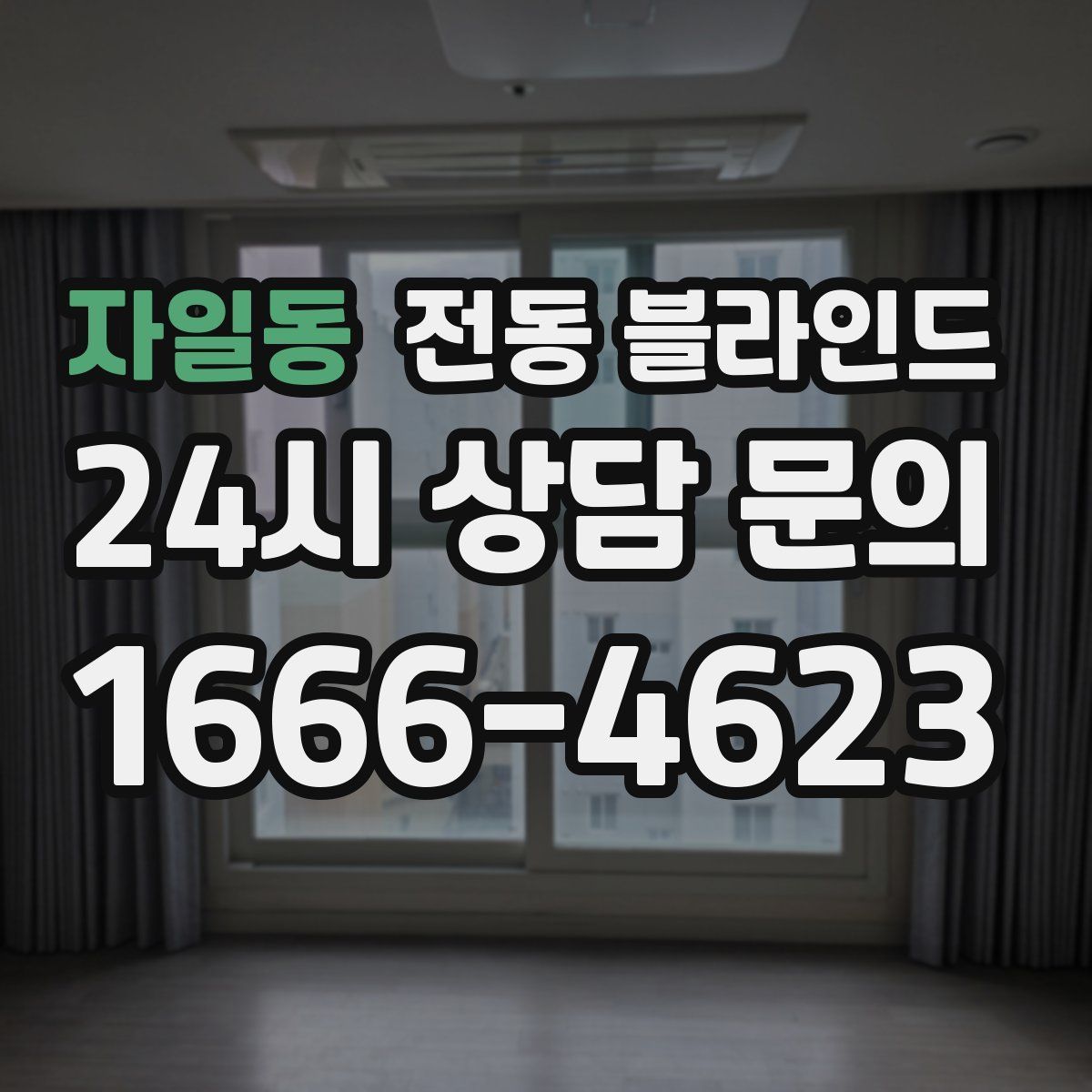 자일동 전동 블라인드