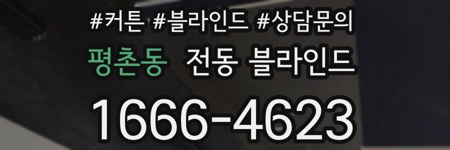 평촌동 전동 블라인드
