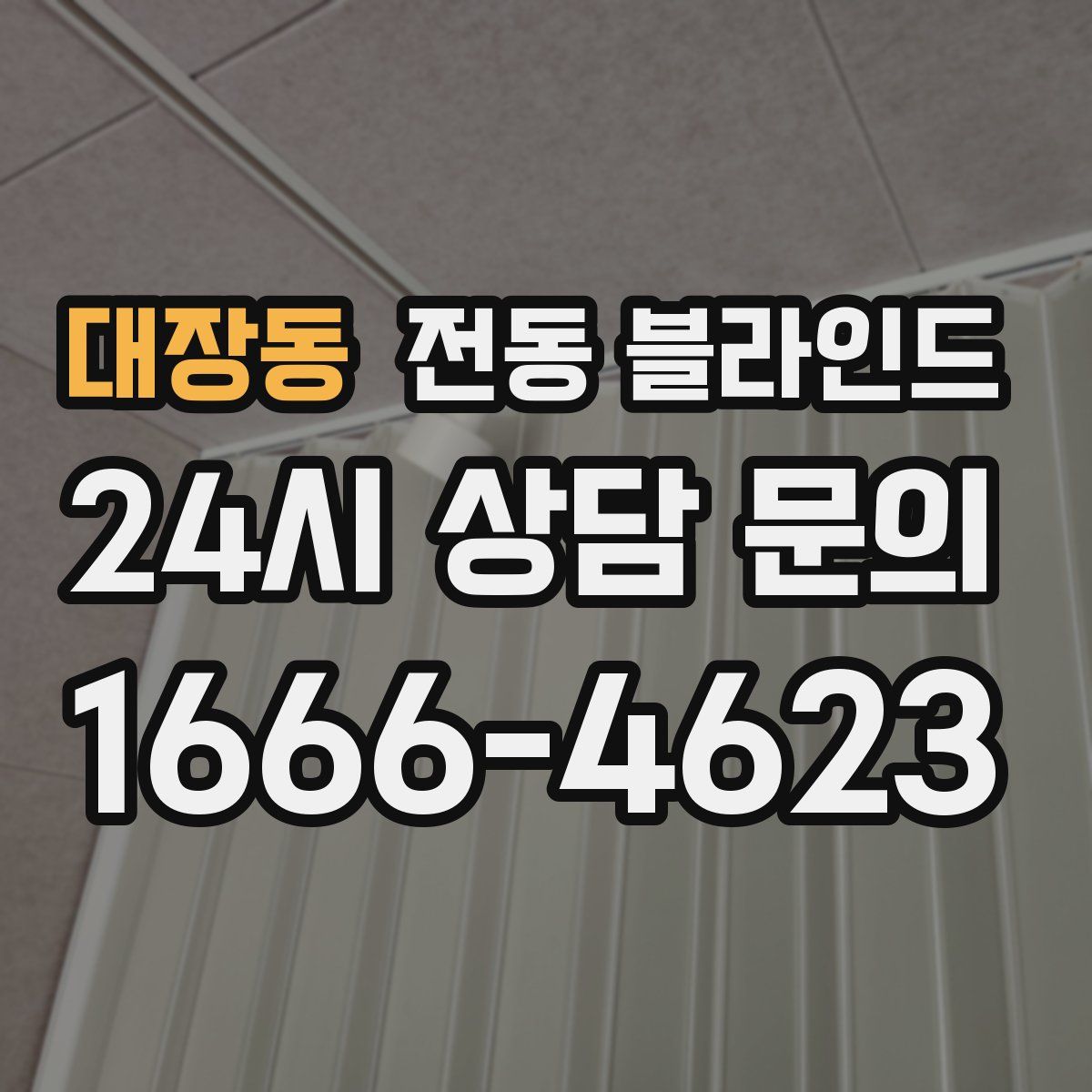 대장동 전동 블라인드