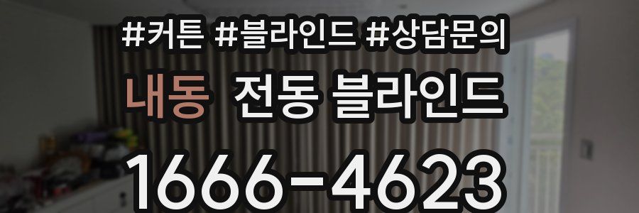 내동 전동 블라인드