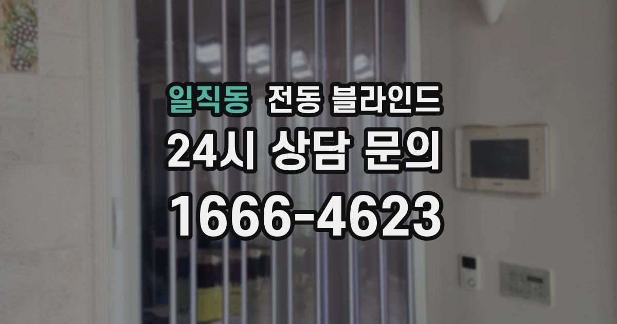 일직동 전동 블라인드