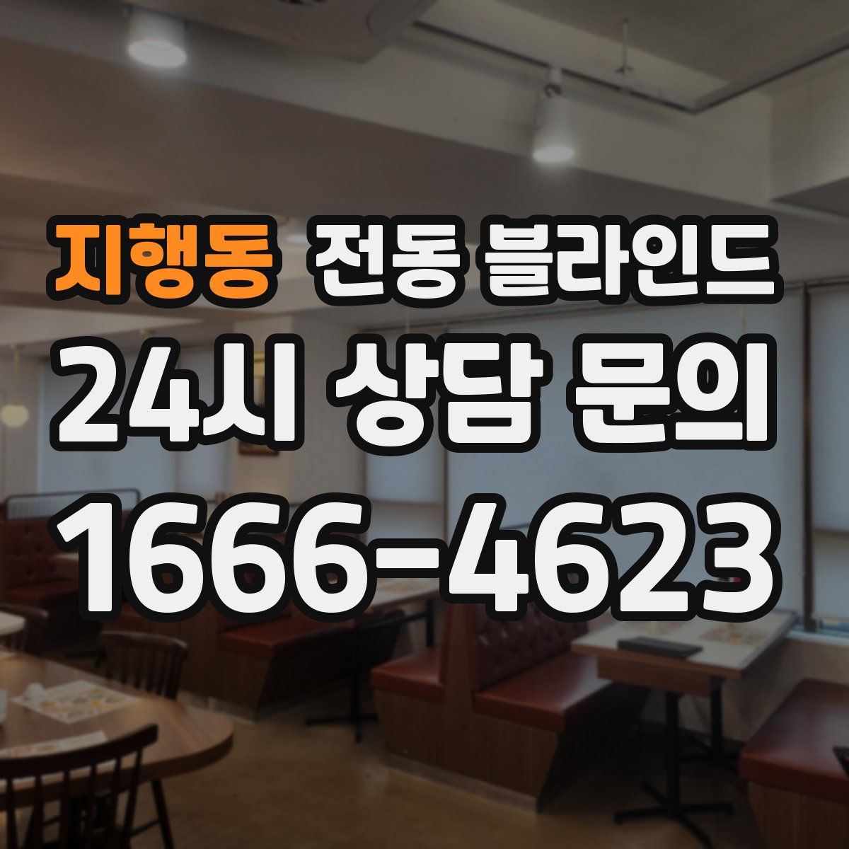 지행동 전동 블라인드