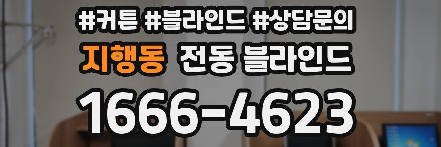 지행동 전동 블라인드