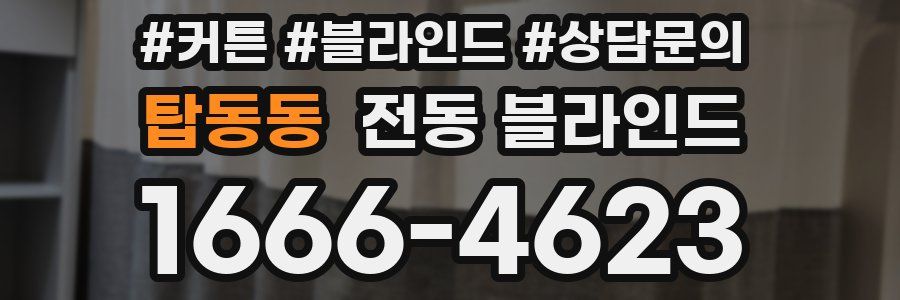 탑동동 전동 블라인드