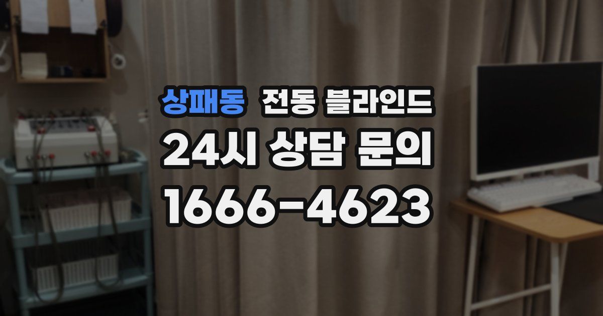 상패동 전동 블라인드
