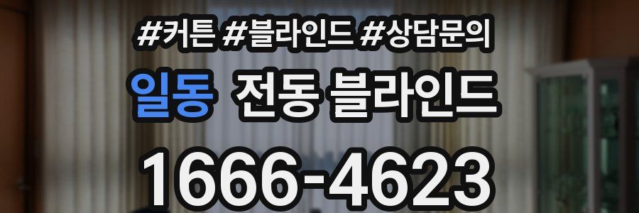 일동 전동 블라인드
