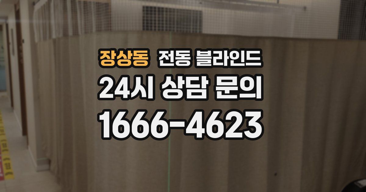 장상동 전동 블라인드