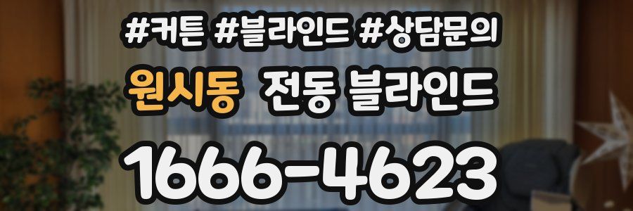 원시동 전동 블라인드