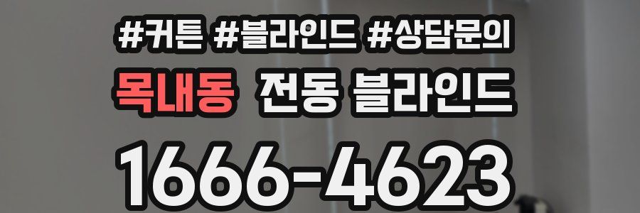 목내동 전동 블라인드