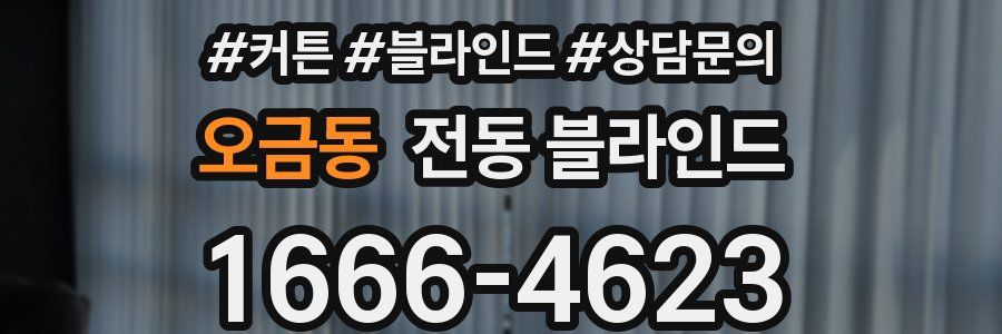 오금동 전동 블라인드