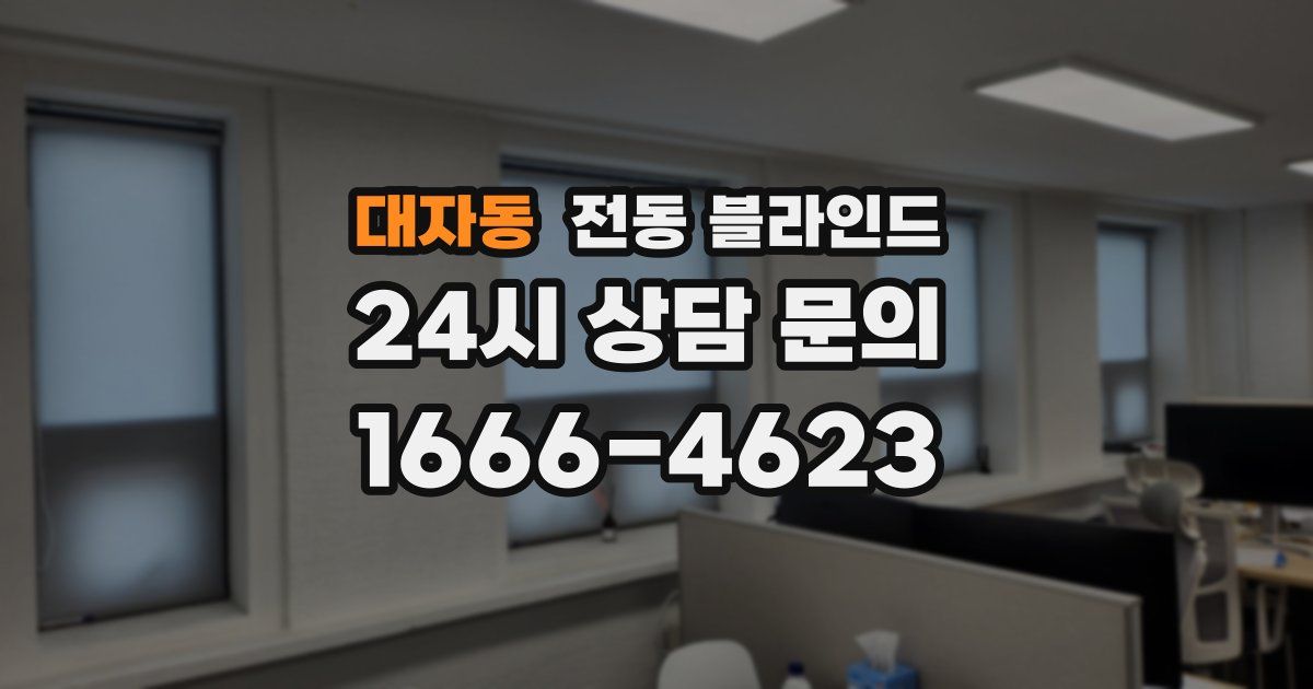 대자동 전동 블라인드