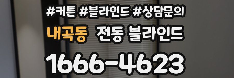 내곡동 전동 블라인드