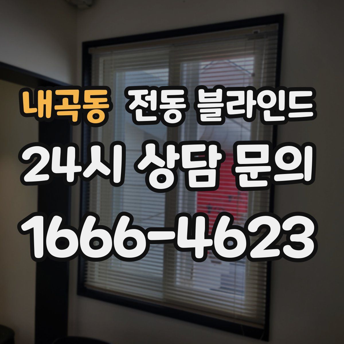 내곡동 전동 블라인드