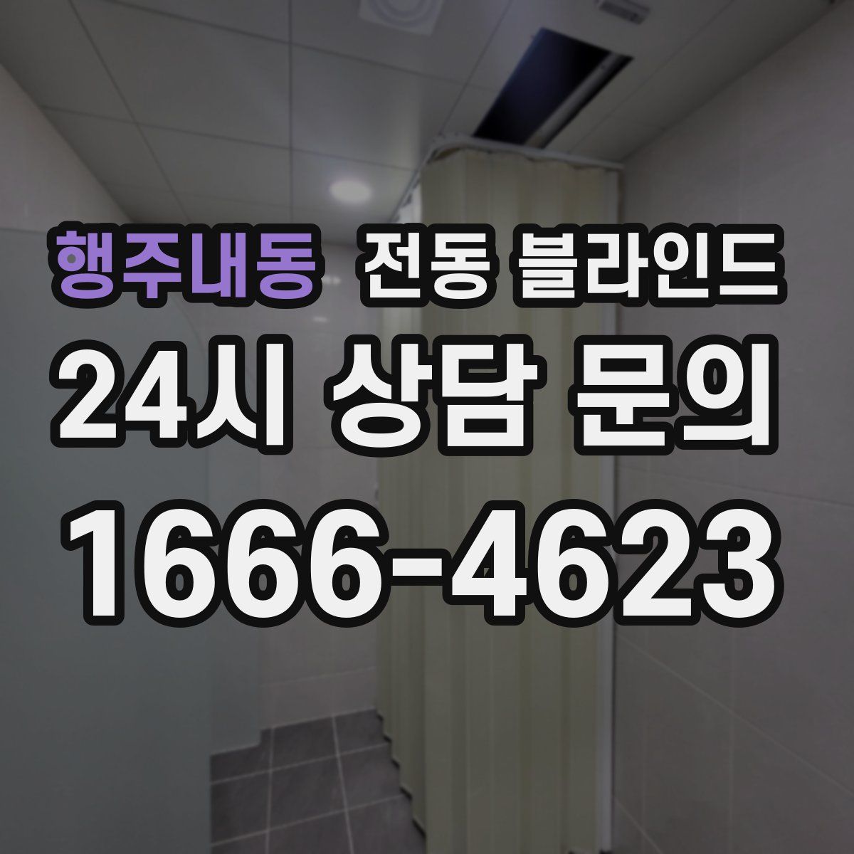 행주내동 전동 블라인드