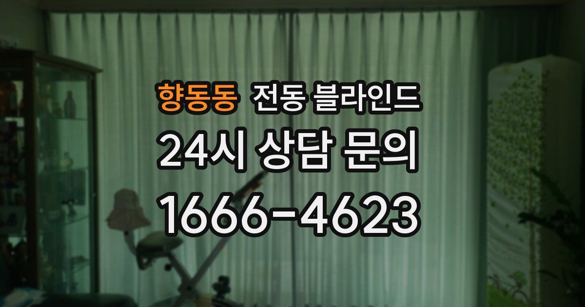 향동동 전동 블라인드